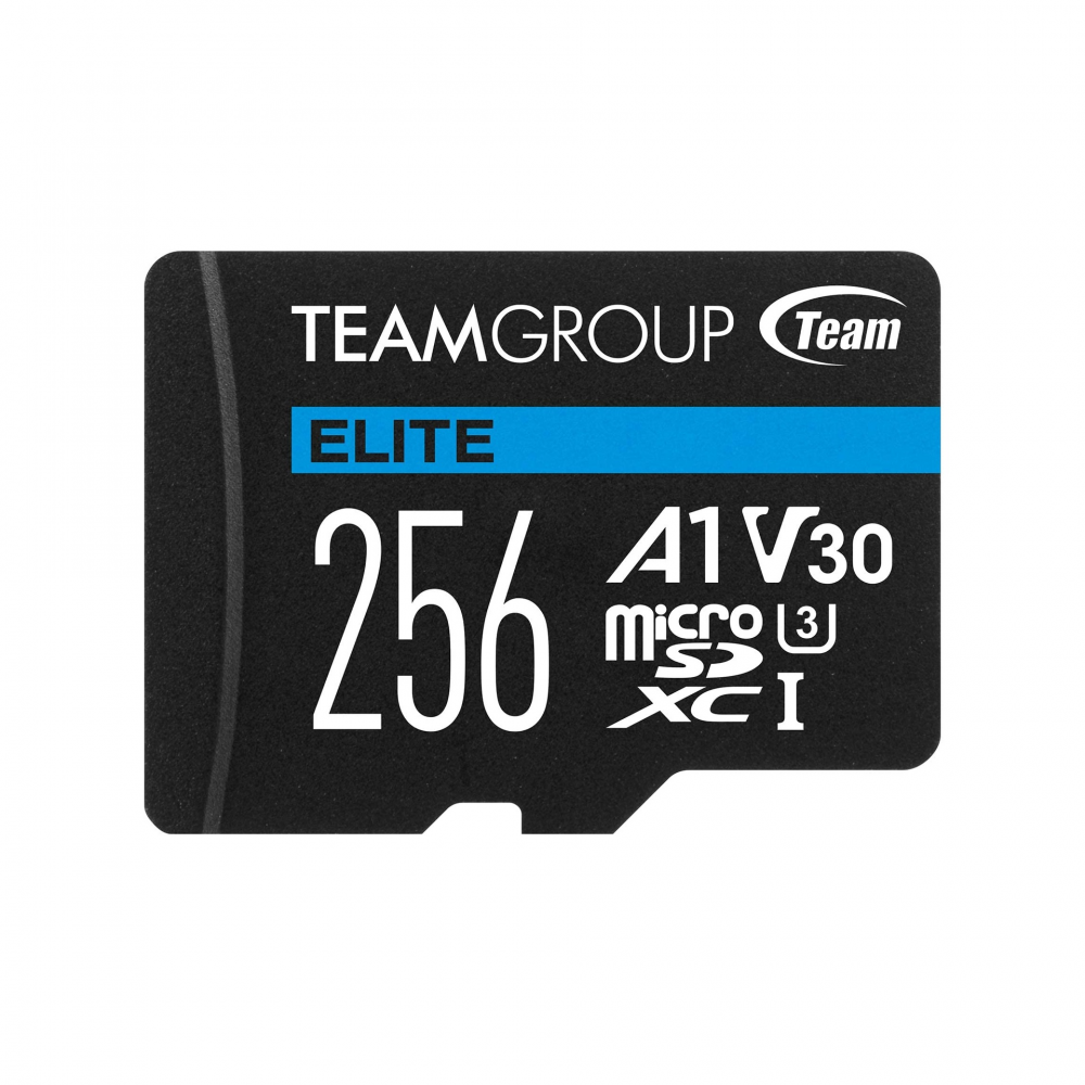 TEAMGROUP ELITE A1 MICROSD/XC, 0256GB 90/45MBs SD-ADAPTER