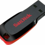 Sandisk Cruzer Blade 128GB USB 2.0 Stick Μαύρο