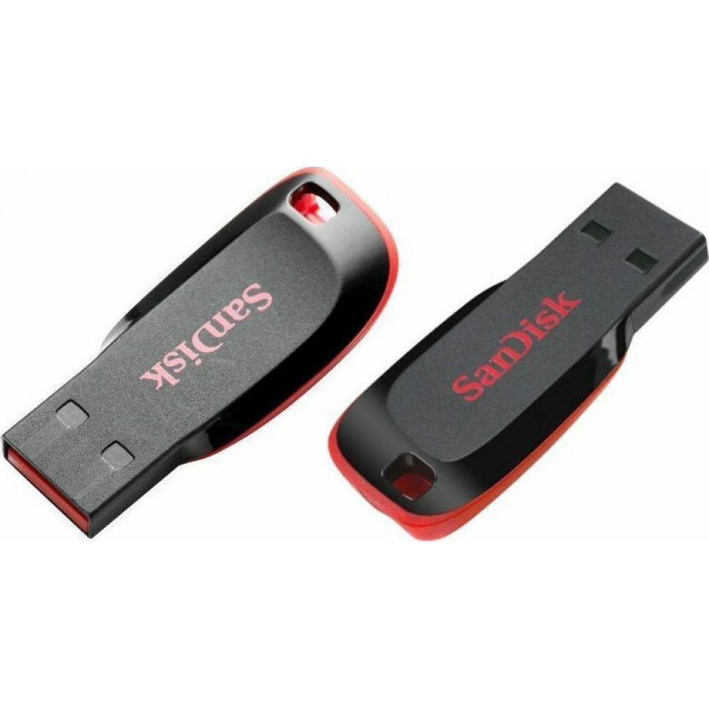 Sandisk Cruzer Blade 128GB USB 2.0 Stick Μαύρο