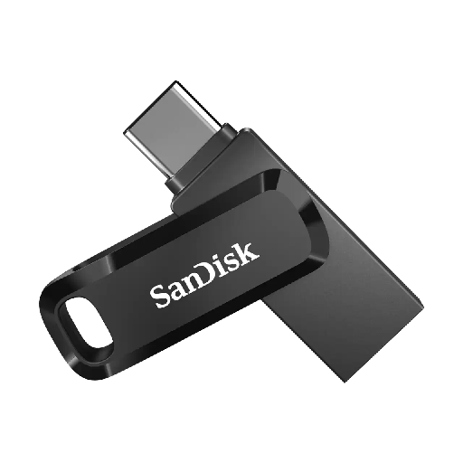 Sandisk Ultra Dual Drive Go 64GB USB 3.1 Stick με σύνδεση USB-C & USB-A Μαύρο