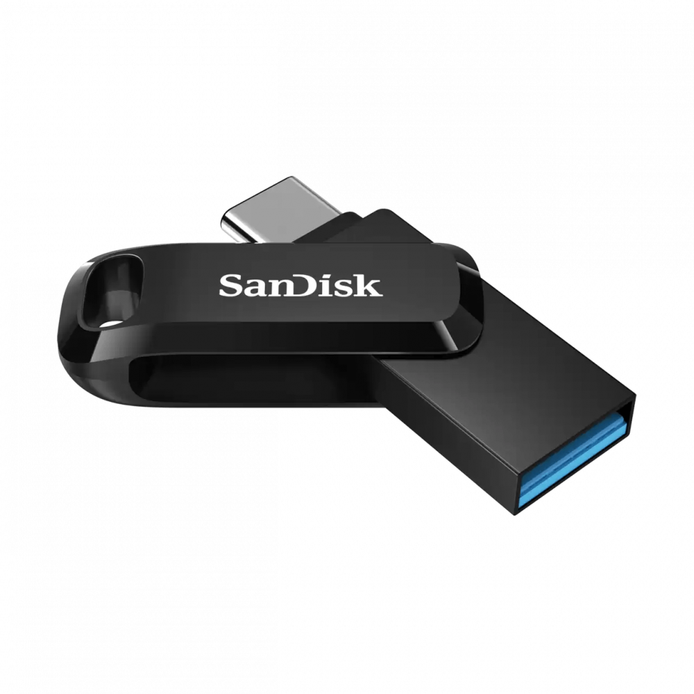 Sandisk Ultra Dual Drive Go 128GB USB 3.1 Stick με σύνδεση USB-C & USB-A Μαύρο