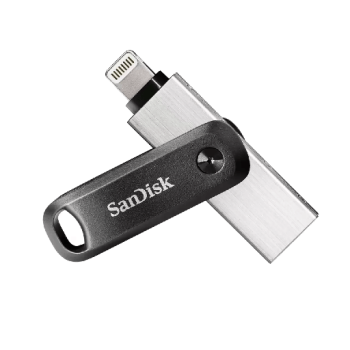 Sandisk iXpand 128GB USB 3.0 Stick με σύνδεση Lightning & USB-A Μαύρο