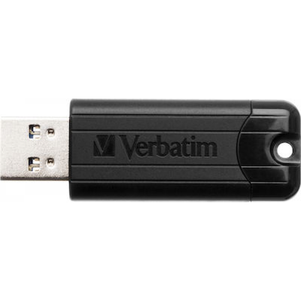 Verbatim PinStripe 32GB USB 3.0 Stick Μαύρο