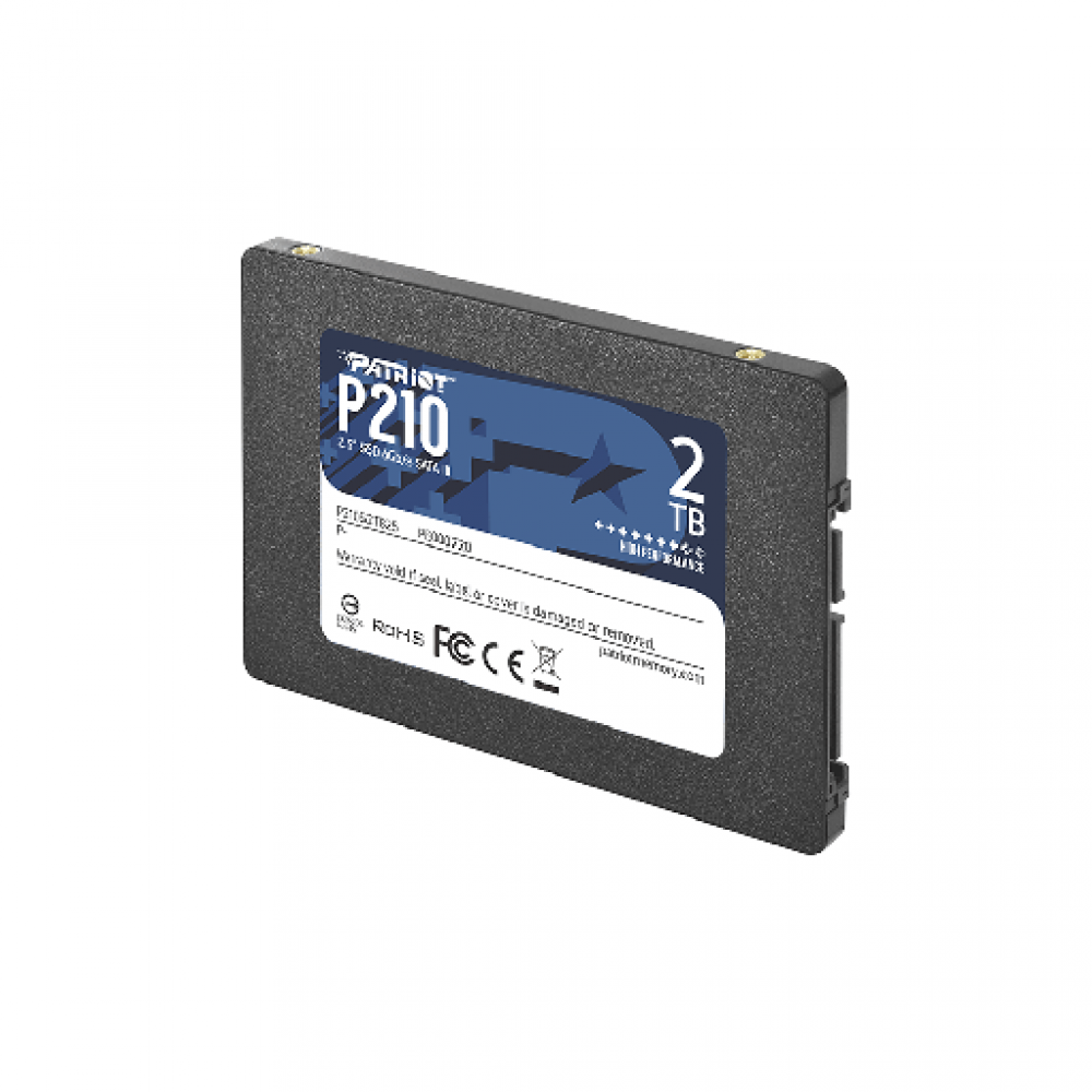 PATRIOT P210, 002TB 2.5"/SATA3 520/430MBs 50K/50K