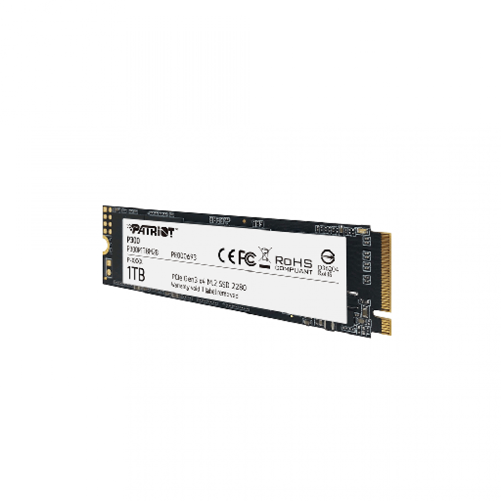 PATRIOT P300, 001TB M2/2280 PCIe3x4/NVMe 2100/1650MBs