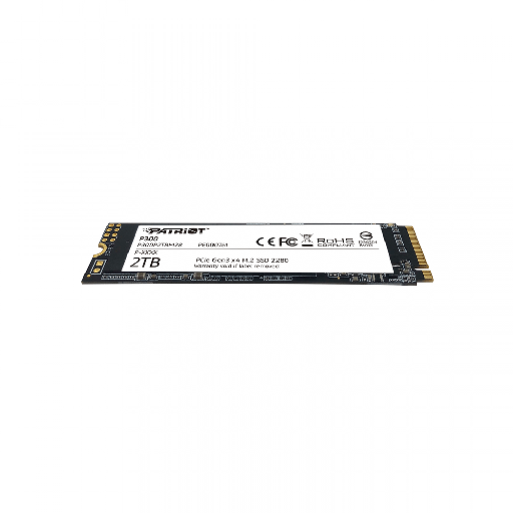 PATRIOT P300, 002TB M2/2280 PCIe3x4/NVMe 2100/1650MBs