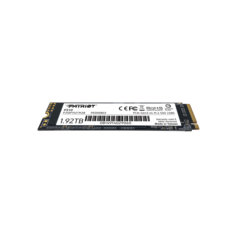 PATRIOT P310, 1.9TB M2/2280 PCIe3x4/NVMe 2100/1800MBs