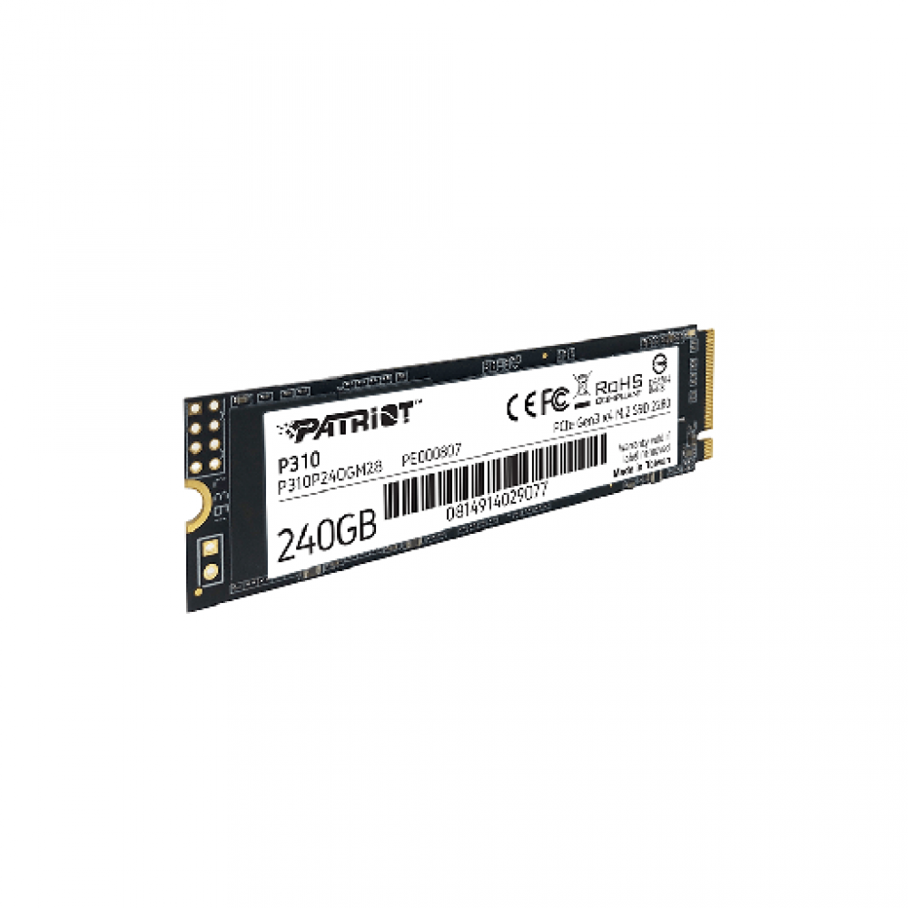 PATRIOT P310, 240GB M2/2280 PCIe3x4/NVMe 2100/1000MBs