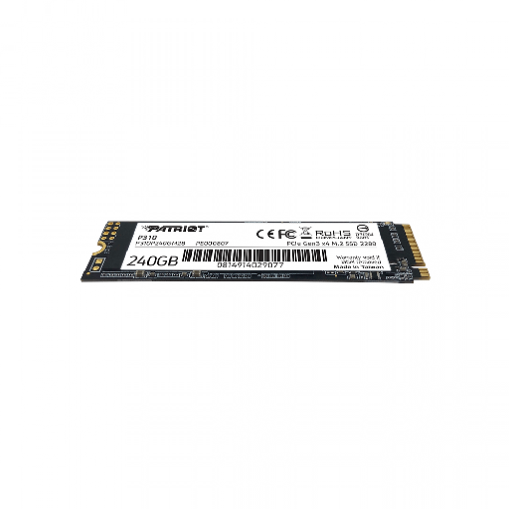 PATRIOT P310, 240GB M2/2280 PCIe3x4/NVMe 2100/1000MBs