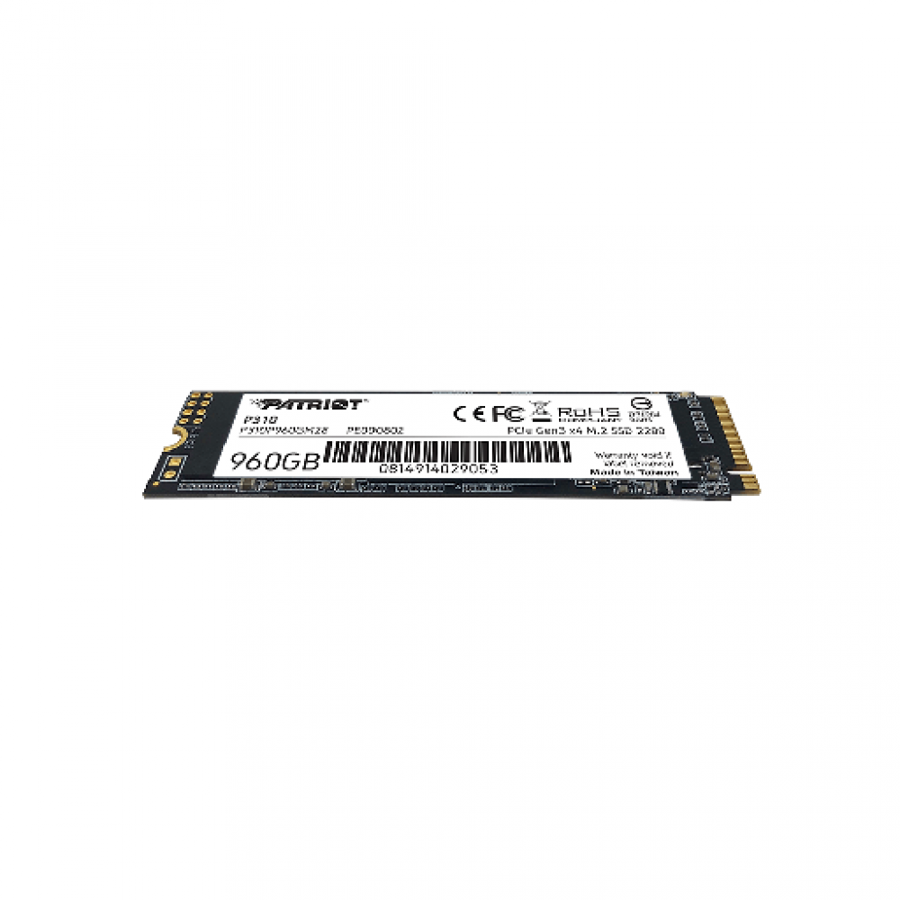 PATRIOT P310, 960GB M2/2280 PCIe3x4/NVMe 2100/1800MBs