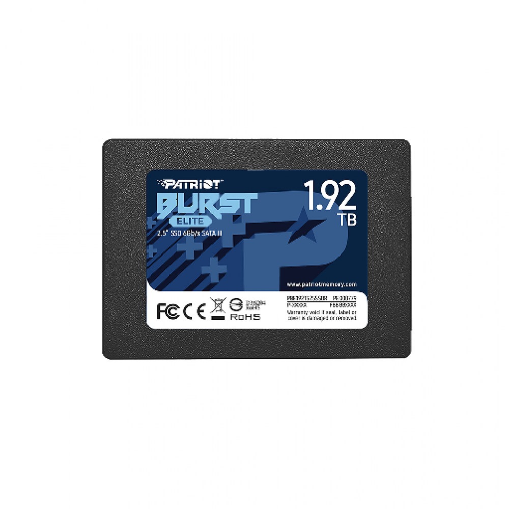 PATRIOT BURST ELITE, 1.92TB 2.5"/SATA3 450/320MBs 40K/40K