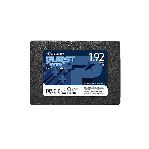 PATRIOT BURST ELITE, 1.92TB 2.5"/SATA3 450/320MBs 40K/40K