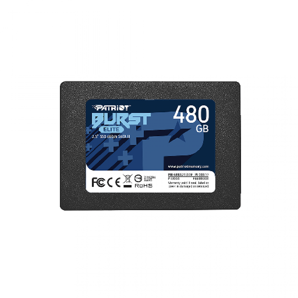 PATRIOT BURST ELITE, 0480GB 2.5"/SATA3 450/320MBs 40K/40K