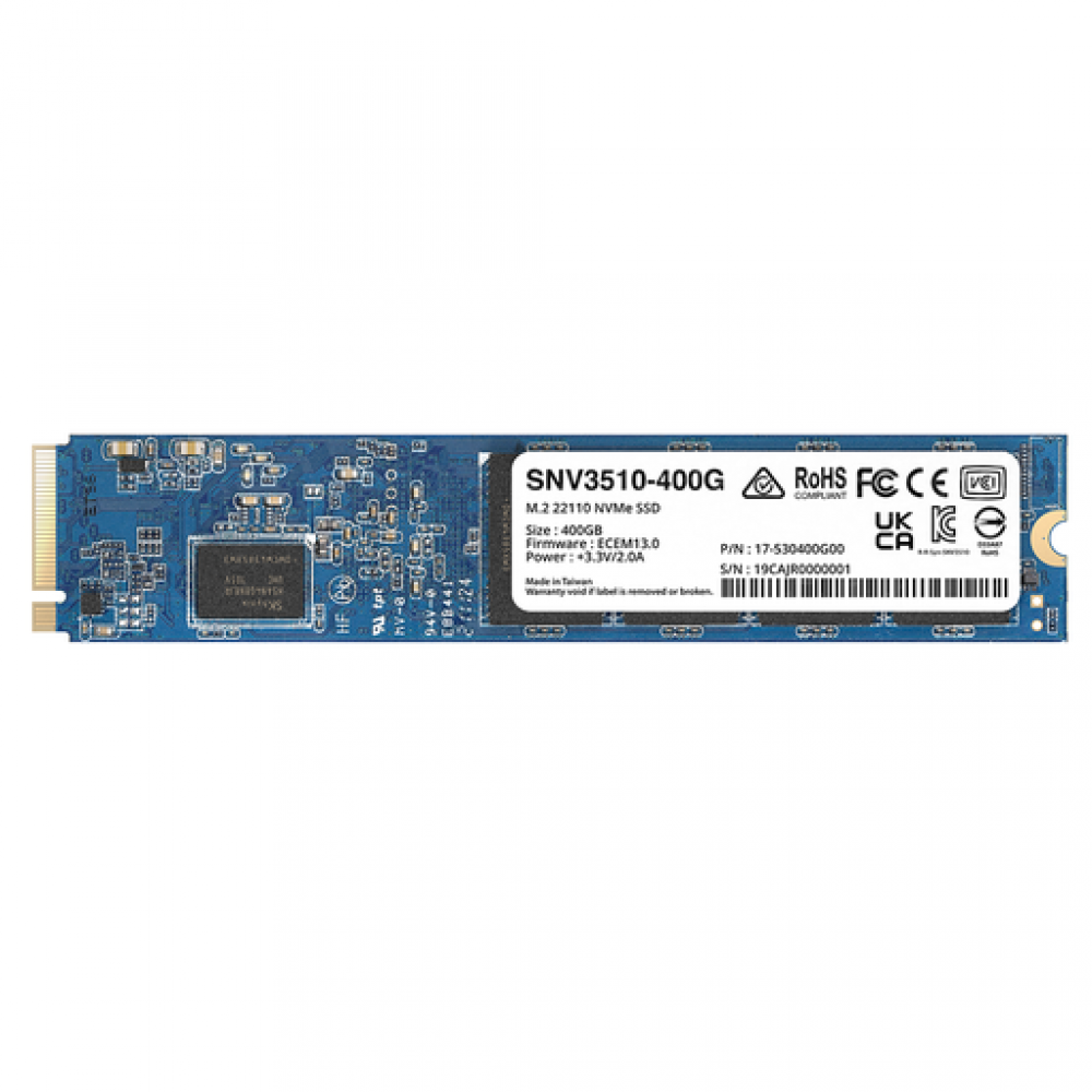 SSD M.2-22110,PCIex4/NVMe,400GB,491TBW,3000/750,225K/45K