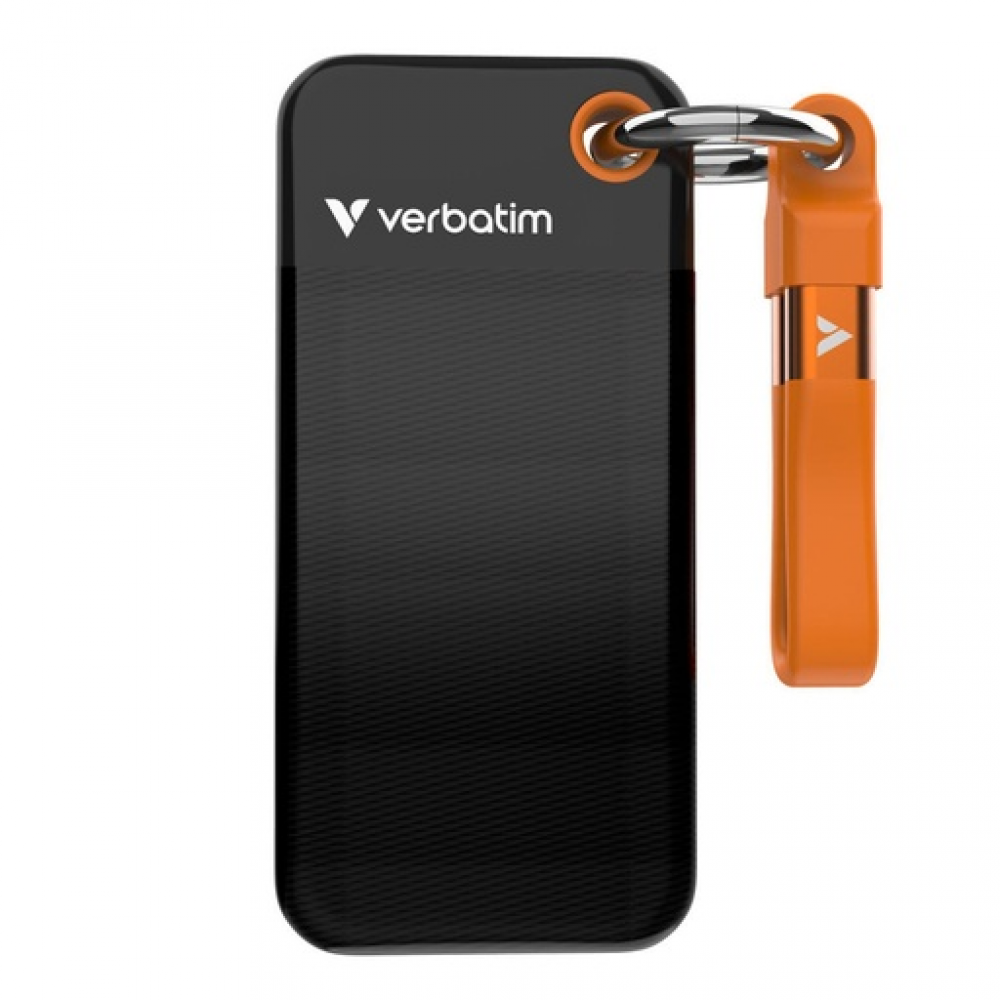 Verbatim Pocket SSD USB 3.2 1TB 2.5" Black / Orange