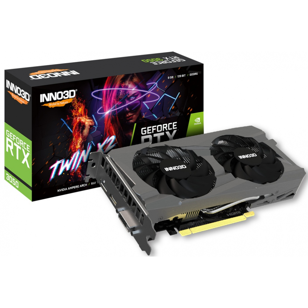 Inno 3D GeForce RTX 3050 6GB GDDR6 Twin X2