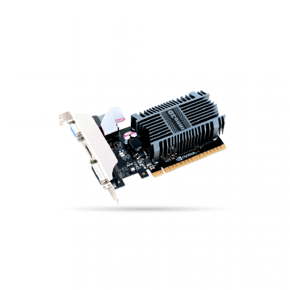 GT710, 2GB/D3, PCIE3x16, VGA-DVI-HDMI1.4a, 2SL-HEATSINK