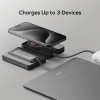 1-Power X Pro+ Magnetic Wireless Power Bank 10000mAh With Built-In USB-C Cable Black