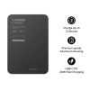 1-Power F.Pass⁺ 5000mAh Magnetic Battery Pack with Built-in Cable Titanium