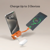 1-Power Mini 3-in-1 Power Bank 5000mAh USB-C White