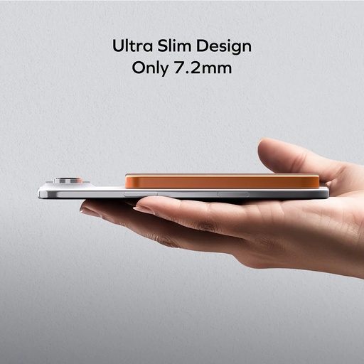 1-POWER Q.PASS 3000mAh Slim Magnetic Wireless Battery Pack (Orange)