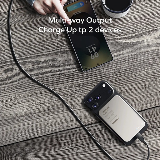 1-POWER Q.PASS 3000mAh Slim Magnetic Wireless Battery Pack (Titanium) 1-POWER Q.PASS 3000mAh Slim Magnetic Wireless Battery Pack (Titanium)