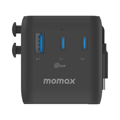 1-World²⁺ 4-Port Mini Universal Travel GaN Charger with Built-In Retractable Cable 100W with Dual A 1-World²⁺ 4-Port Mini Universal Travel GaN Charger with Built-In Retractable Cable 100W with Dual A