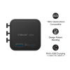 1-World² 2-Port USB-A and USB-C GaN Travel Charger 20W Black