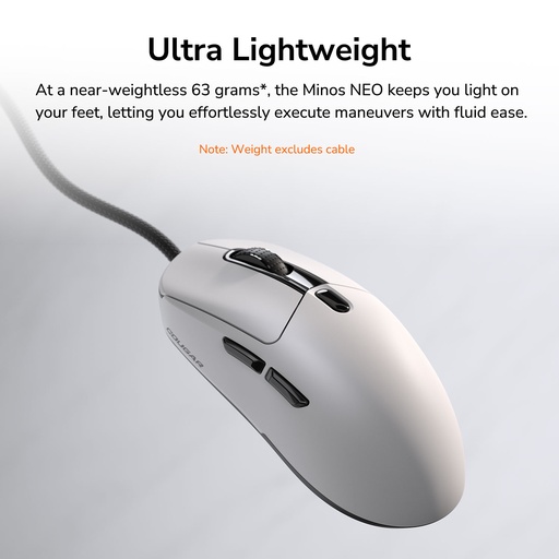 Cougar Minos NEO RGB – Ultra-Lightweight Ambidextrous Gaming Mouse Cougar Minos NEO RGB – Ultra-Lightweight Ambidextrous Gaming Mouse