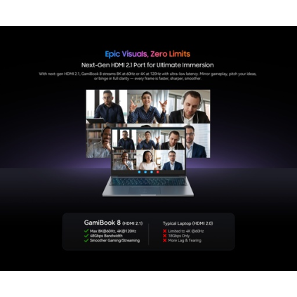 Blackview GamiBook 8 -16"  Laptop (Ryzen 7-7735HS/32GB/1T SSD/Radeon Graphics 680M/Windows 11)