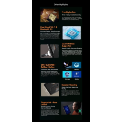 Blackview Active 5 Rugged Tablet 8.68" HSD (8GB RAM, 128GB, 4G LTE, WiFi, NFC, Android 15, 6600mAh,