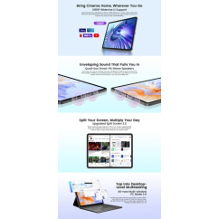 BlackView Link 8 12.7" 2K με WiFi (12GB/256GB) Blue Set Packing