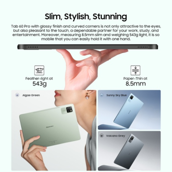 BlackView Tab 60 Pro 10.1" με WiFi & 4G (8GB/128GB) Set Packing Gray