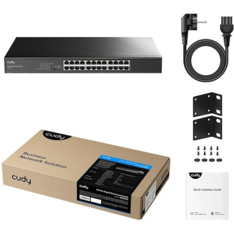 Cudy GS1024L – Unmanaged Switch με 24 θύρες Gigabit Ethernet
