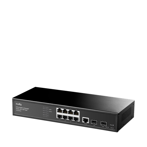 Cudy GS2008S2 – Layer 2 Managed Gigabit Switch με 8x GbE + 2x SFP