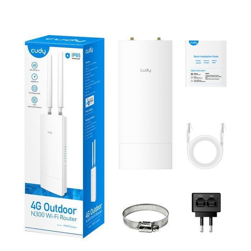 Cudy LT500 Outdoor v1 – Εξωτερικός 4G LTE Router με Wi‑Fi 5 και 4 Ethernet Θύρες