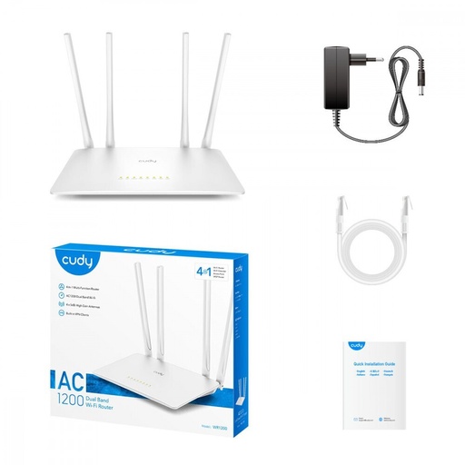 Cudy WR1200 – AC1200 Wi‑Fi 5 Dual‑Band Router