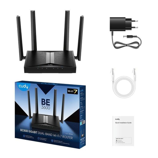 Cudy WR3600 (BE3600) – Dual‑Band Wi‑Fi 7 Router