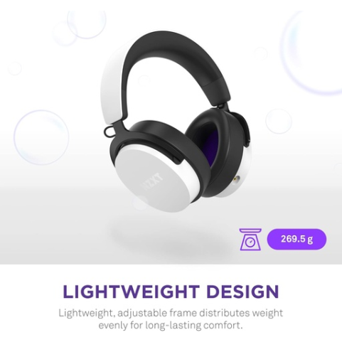 NZXT Relay Wired PC Gaming Headset White NZXT Relay Wired PC Gaming Headset White