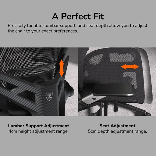 Cougar Speeder One – Speed‑Inspired Ergonomic Mesh Gaming Chair
