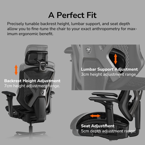 Cougar Speeder – Speed‑Inspired Ergonomic Mesh Gaming Chair