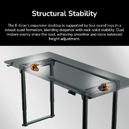 Cougar E‑GRAV 160 – Premium Electric Gaming Desk με Super‑Size Desktop