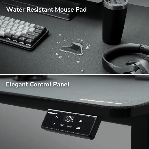 Cougar E‑STAR 140 – Expanded Electric Gaming Desk 140 cm