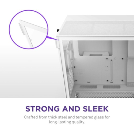 NZXT H5 Flow RGB Midi White NZXT H5 Flow RGB Midi White
