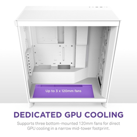 NZXT H7 Flow RGB 2024 White NZXT H7 Flow RGB 2024 White