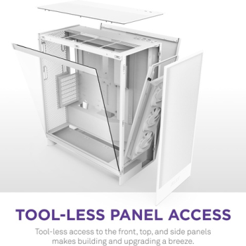 NZXT H7 Flow RGB 2024 White NZXT H7 Flow RGB 2024 White