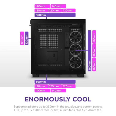 NZXT H9 Elite Black NZXT H9 Elite Black