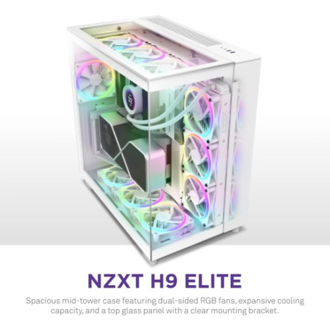 NZXT H9 Elite White NZXT H9 Elite White