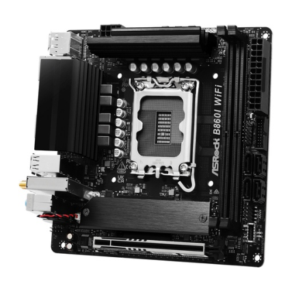 ASRock B860I WiFi Motherboard Mini ITX with Intel 1851 Socket