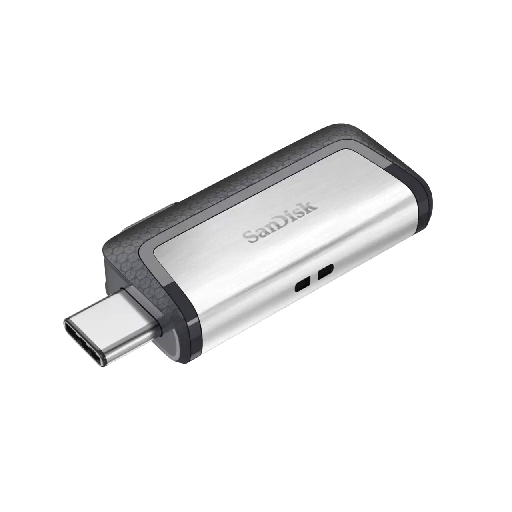 Sandisk Ultra Dual Drive 128GB USB 3.1 Stick με σύνδεση USB-A & USB-C Λευκό